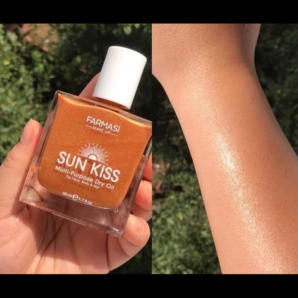 Sunkiss Shimmer Bronzing Oil Farmasi Authentic